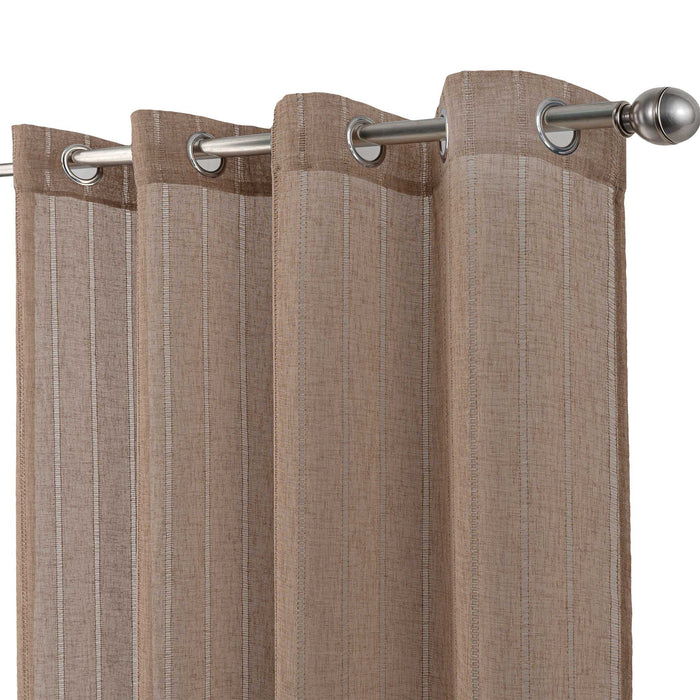 Cortinado Pronto a Pôr 140x260cm com Argolas - Branco Modelo 106