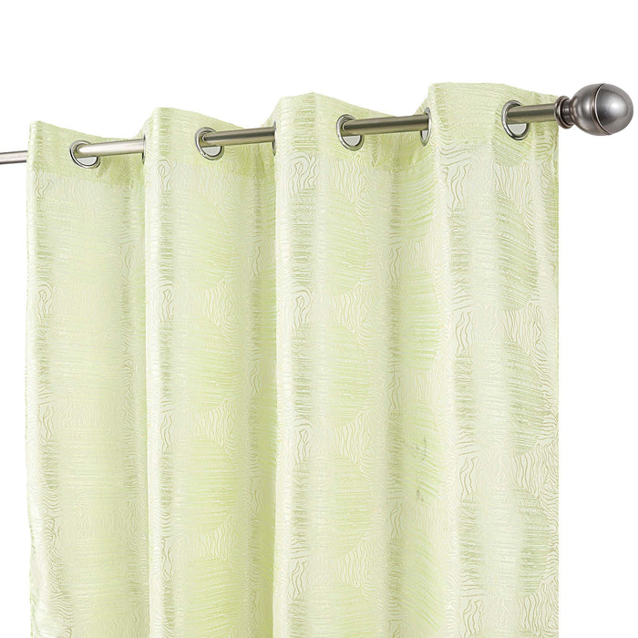 Cortinado Pronto a Pôr 140x260cm com Argolas - Verde Modelo 134