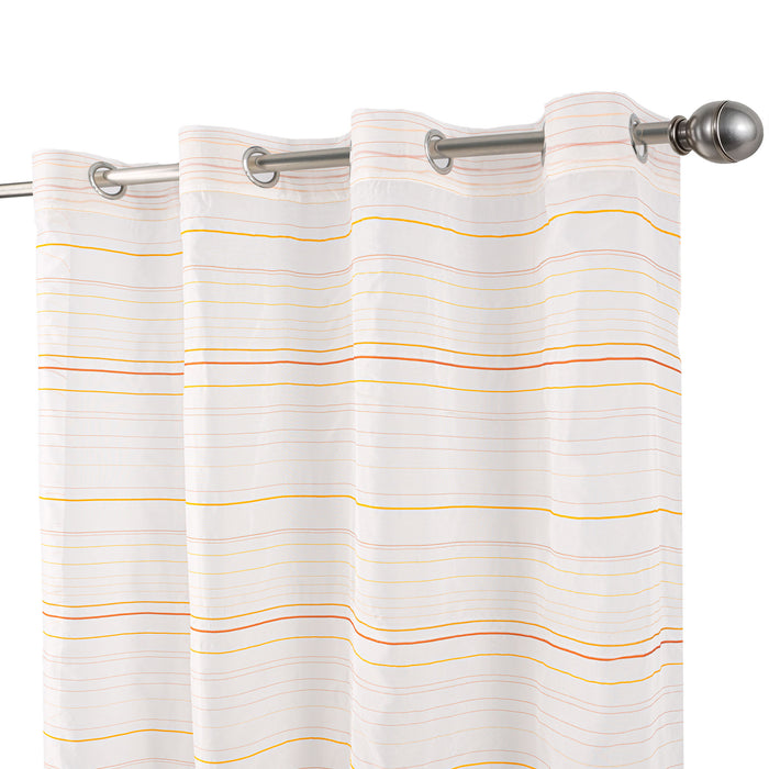 Cortinado Pronto a Pôr 140x260cm com Argolas - Branco Modelo 138