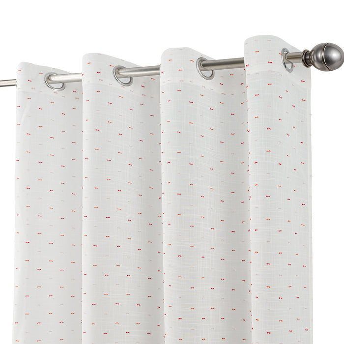 Cortinado Pronto a Pôr 140x260cm com Argolas - Branco Modelo 149