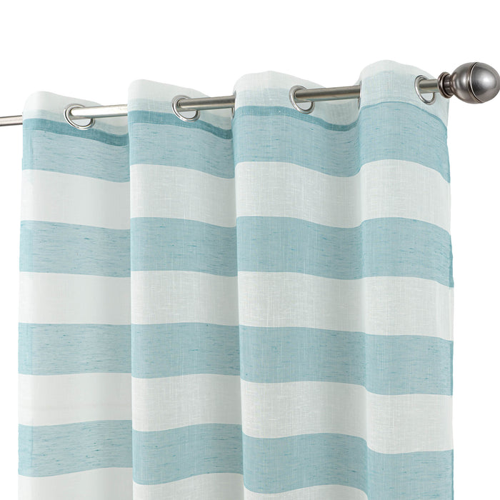 Cortinado Pronto a Pôr 140x260cm com Argolas - Branco Modelo 156
