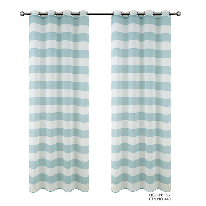 Cortinado Pronto a Pôr 140x260cm com Argolas - Branco Modelo 156