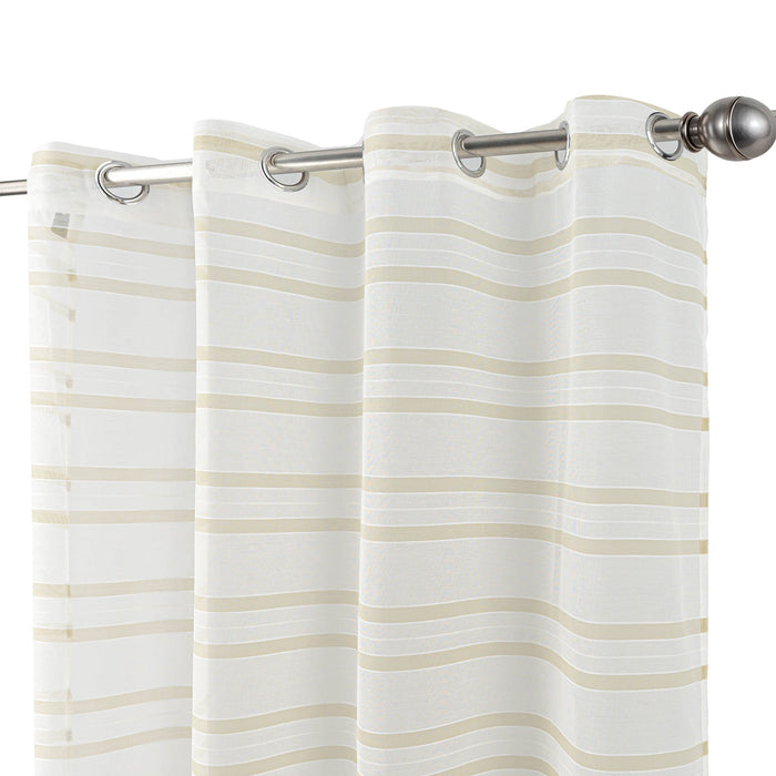 Cortinado Pronto a Pôr 140x260cm com Argolas - Branco Modelo 157