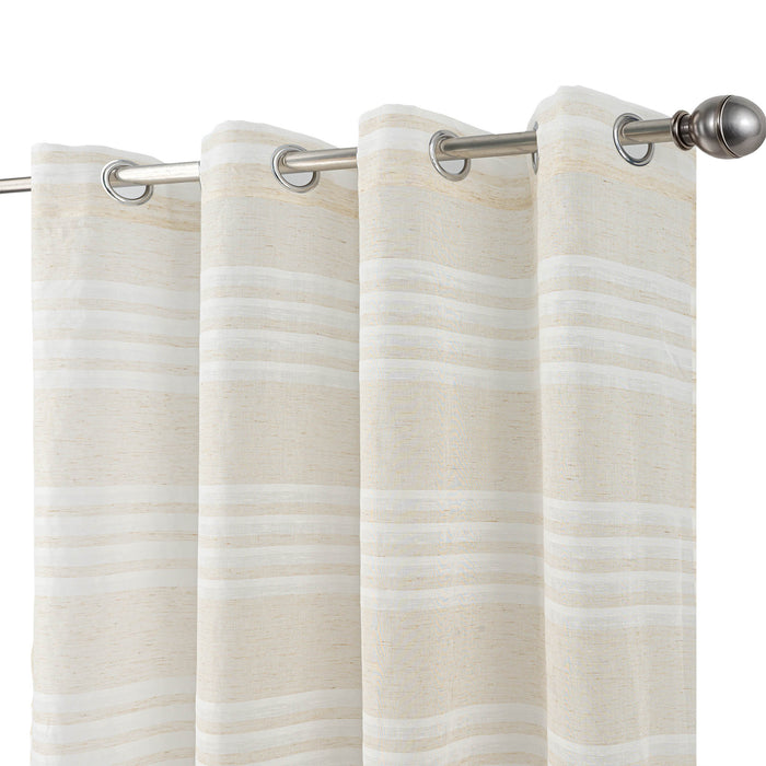 Cortinado Pronto a Pôr 140x260cm com Argolas - Branco Modelo 160