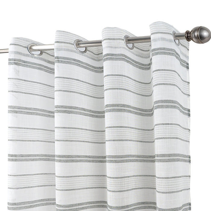 Cortinado Pronto a Pôr 140x260cm com Argolas - Branco Modelo 162