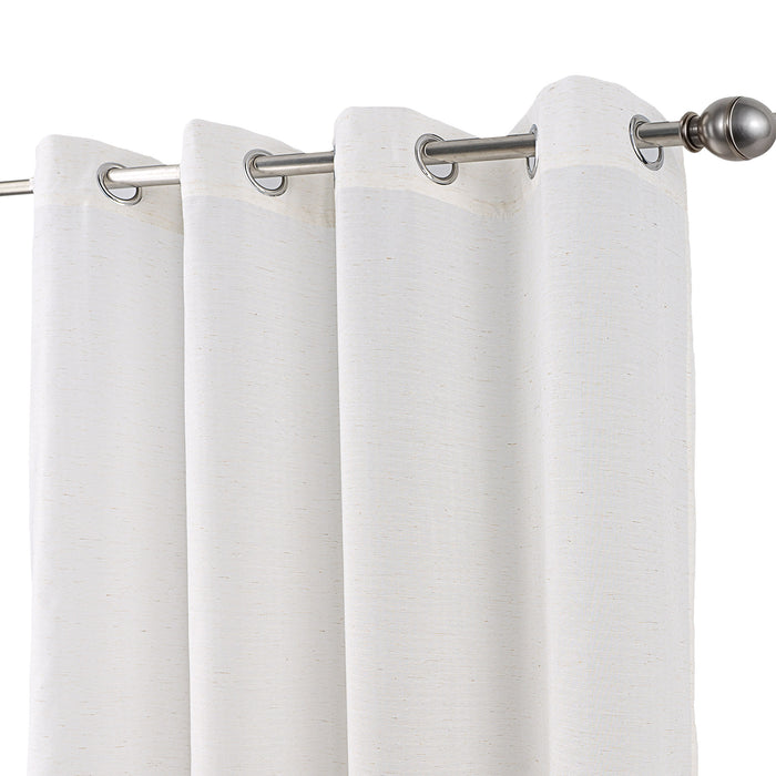 Cortinado Pronto a Pôr 140x260cm com Argolas - Branco Modelo 167