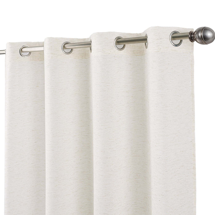 Cortinado Pronto a Pôr 140x260cm com Argolas - Creme Modelo 201