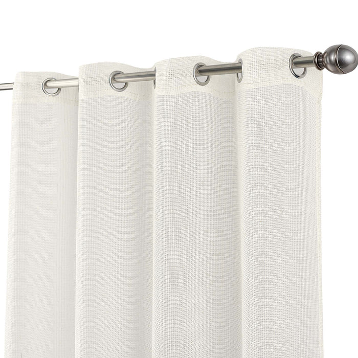 Cortinado Pronto a Pôr 140x260cm com Argolas - Branco Modelo 202
