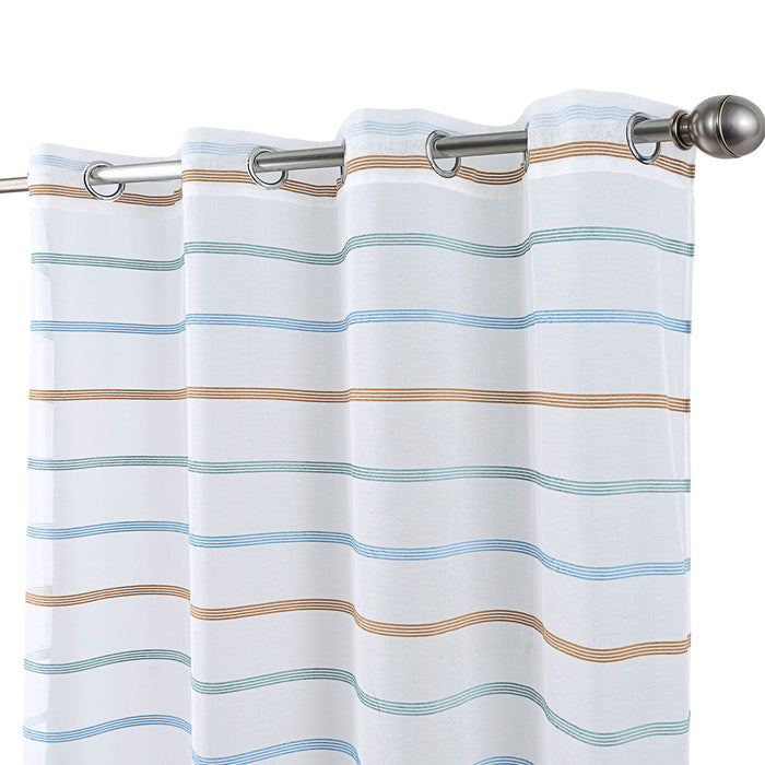 Cortinado Pronto a Pôr 140x260cm com Argolas - Branco Modelo 44