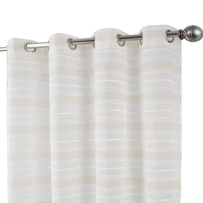 Cortinado Pronto a Pôr 140x260cm com Argolas - Branco Modelo 64