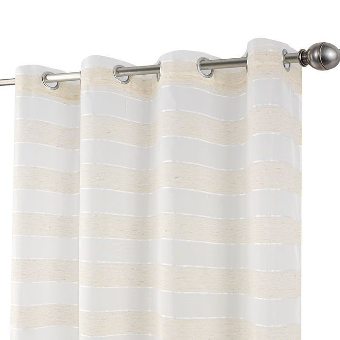 Cortinado Pronto a Pôr 140x260cm com Argolas - Branco Modelo 65