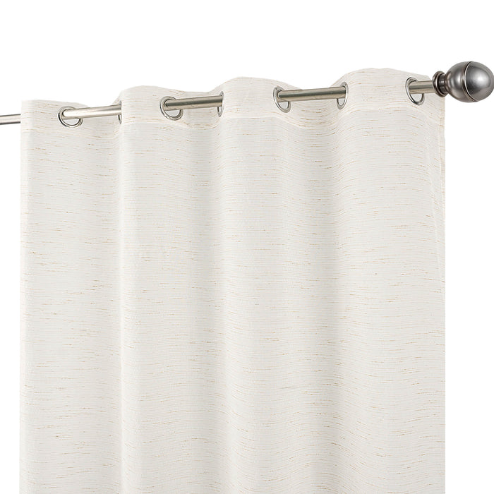 Cortinado Pronto a Pôr 140x260cm com Argolas - Branco Modelo 70