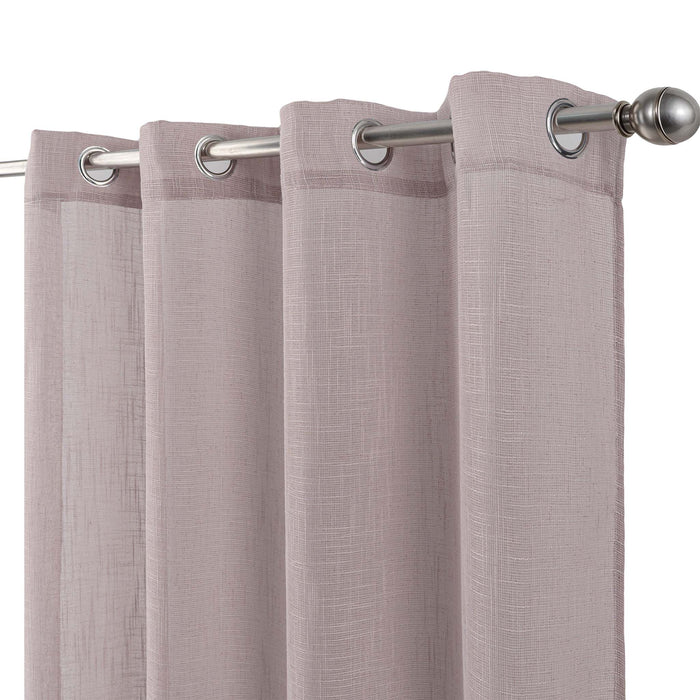 Cortinado Pronto a Pôr 140x260cm com Argolas - Roxo Modelo 98