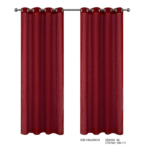 Cortinado Com Argolas 140x240 Modelo 66