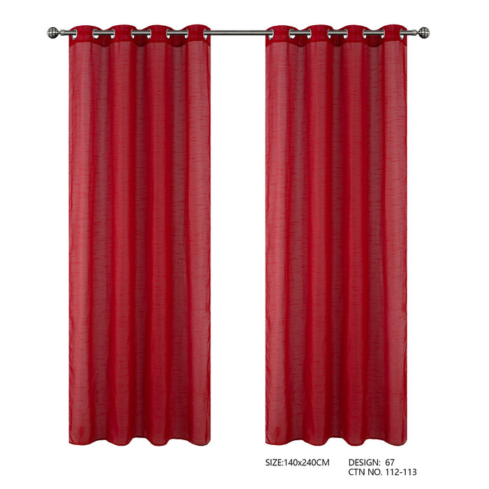 Cortinado Com Argolas 140x240 Modelo 67