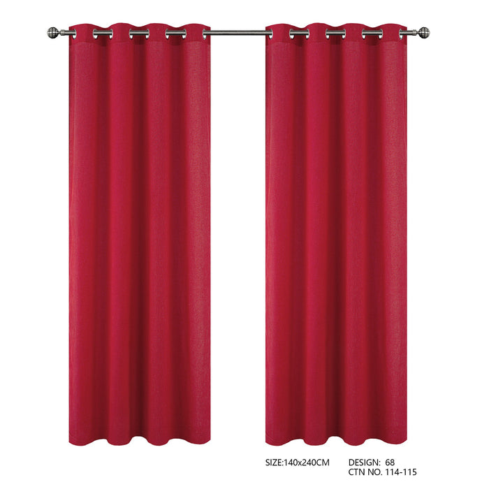 Cortinado Com Argolas 140x240 Modelo 68