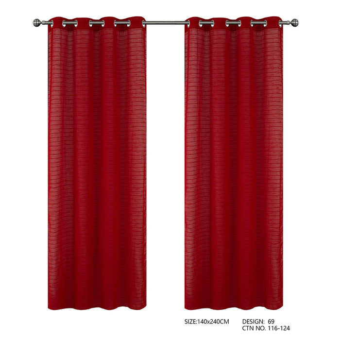 Cortinado Com Argolas 140x240 Modelo 69