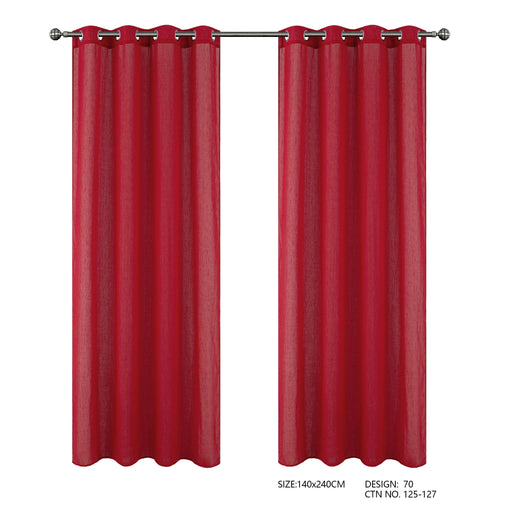 Cortinado Com Argolas 140x240 Modelo 70