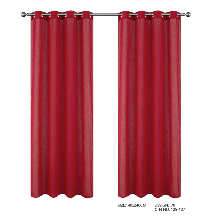 Cortinado Com Argolas 140x240 Modelo 70