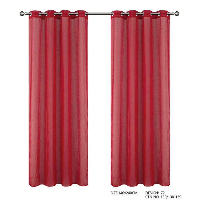 Cortinado Com Argolas 140x240 Modelo 72