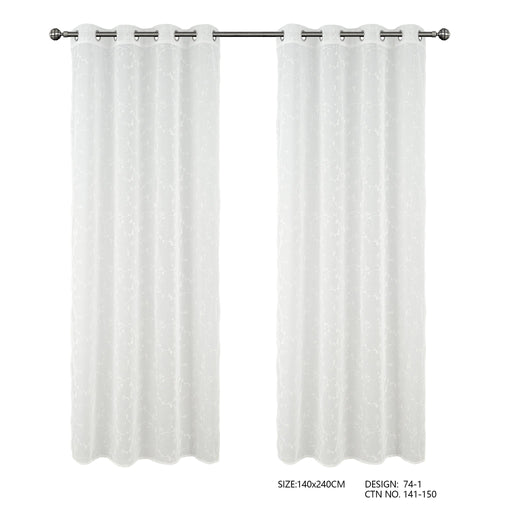 Cortinado Com Argolas 140x240 Modelo 74