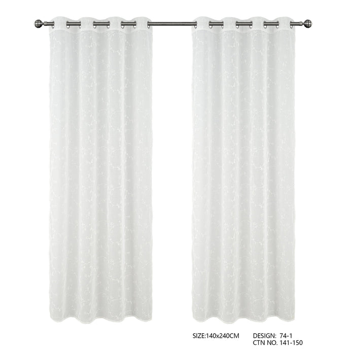 Cortinado Com Argolas 140x240 Modelo 74