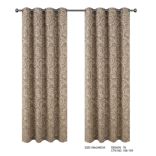 Cortinado Com Argolas 140x240 Modelo 76