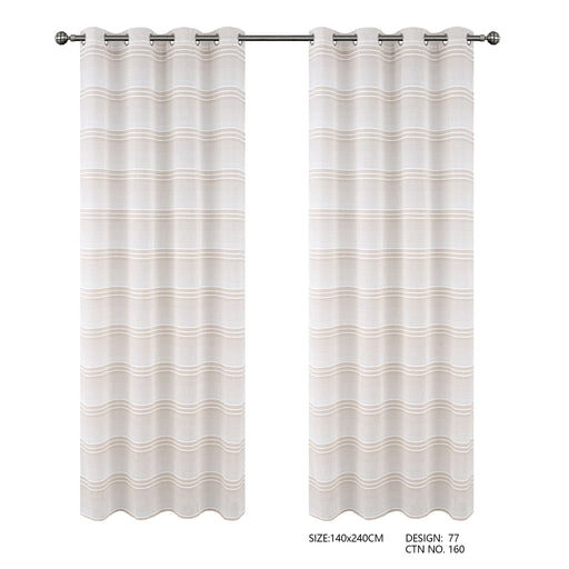 Cortinado Com Argolas 140x240 Modelo 77