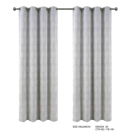 Cortinado Com Argolas 140x240 Modelo 83