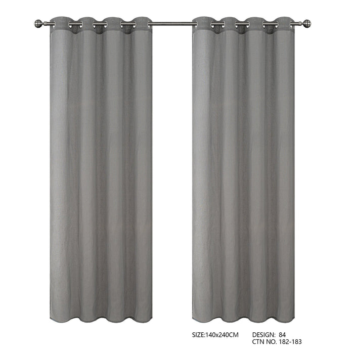 Cortinado Com Argolas 140x240 Modelo 84