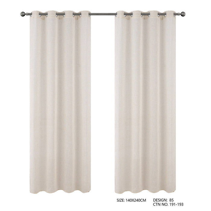 Cortinado Com Argolas 140x240 Modelo 85