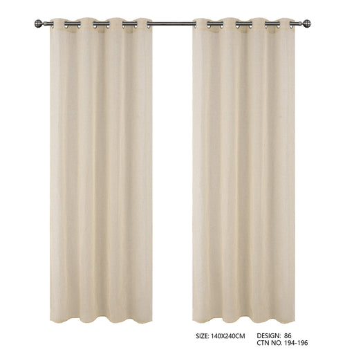 Cortinado Com Argolas 140x240 Modelo 86