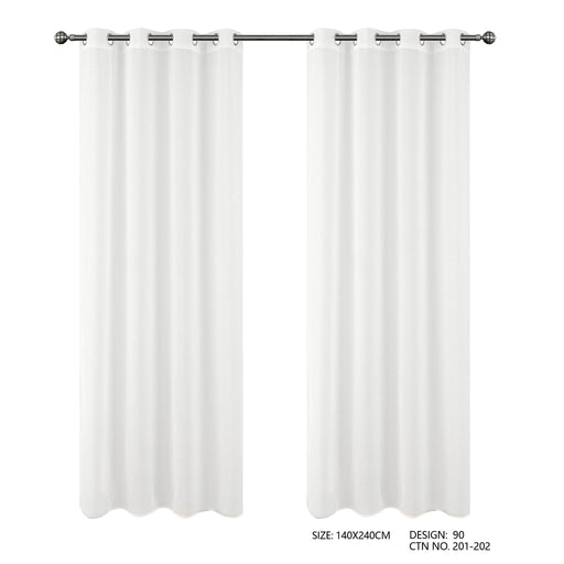 Cortinado Com Argolas 140x240 Modelo 90