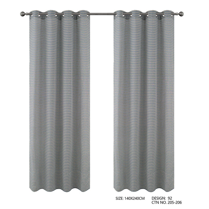 Cortinado Com Argolas 140x240 Modelo 92